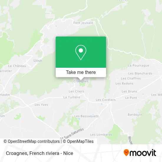 Croagnes map