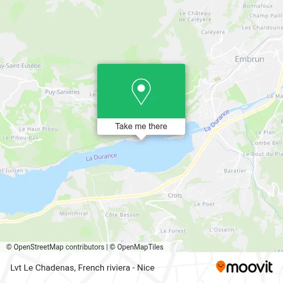 Lvt Le Chadenas map