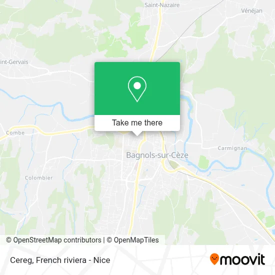 Cereg map
