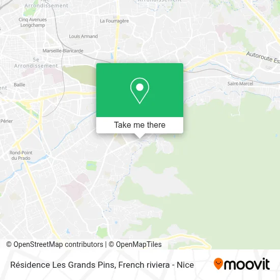 Résidence Les Grands Pins map