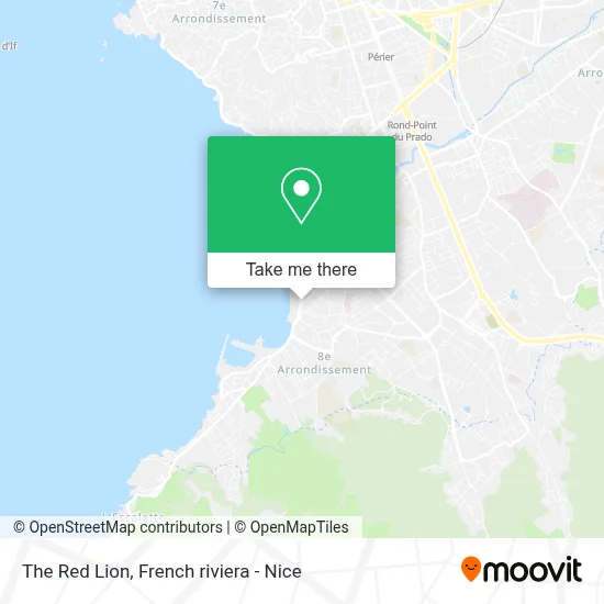 The Red Lion map