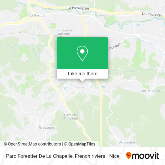 Parc Forestier De La Chapelle map