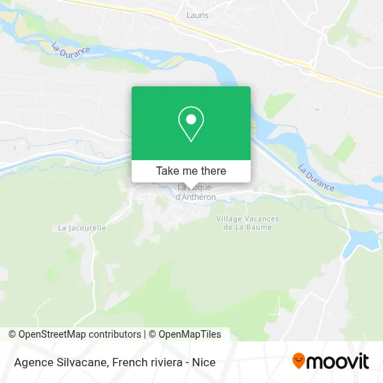 Agence Silvacane map