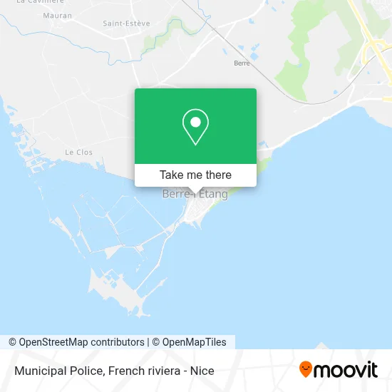 Police Municipale map