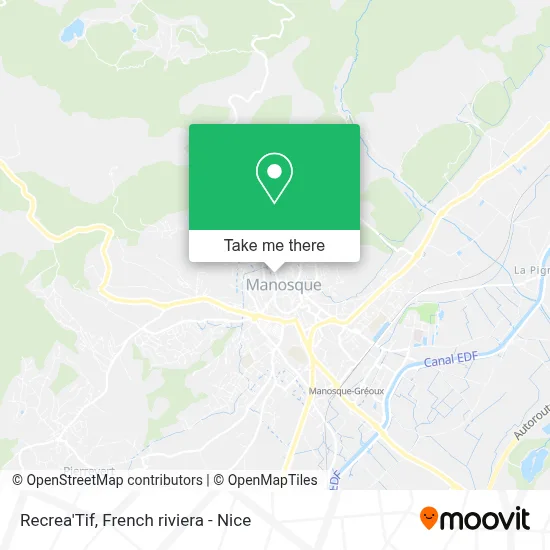 Recrea'Tif map