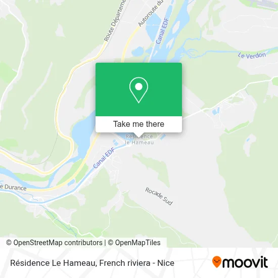 Résidence Le Hameau map