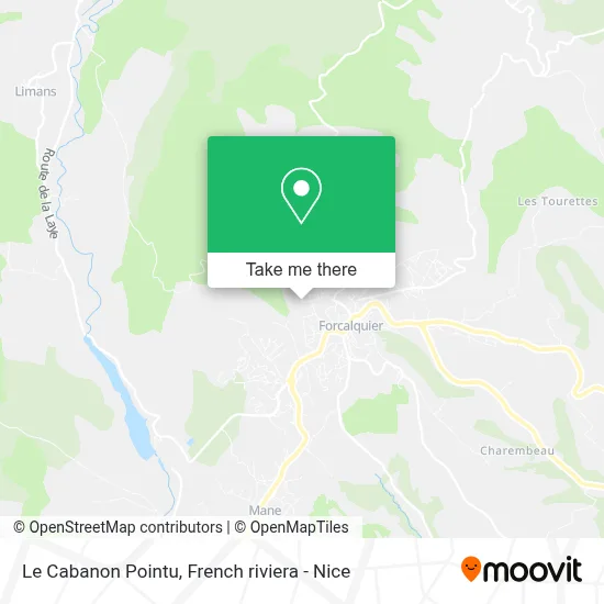 Le Cabanon Pointu map