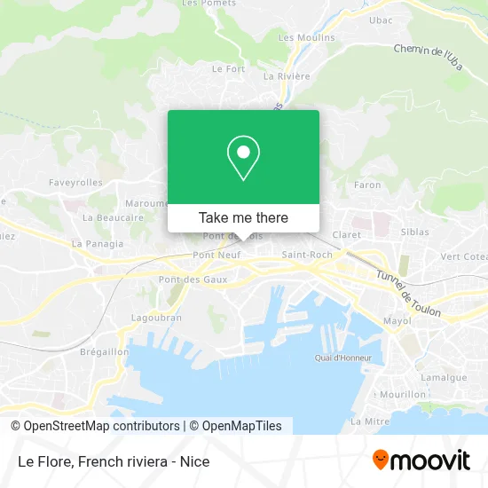 Le Flore map