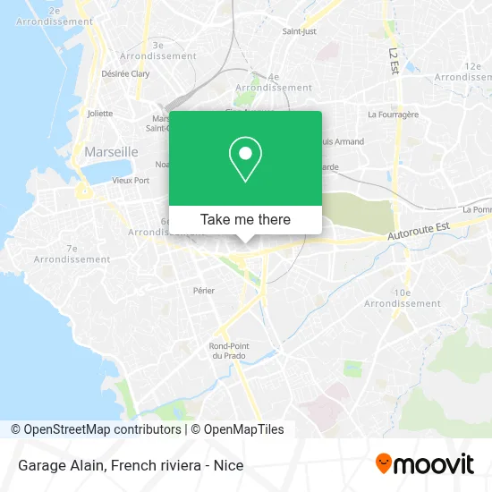 Garage Alain map