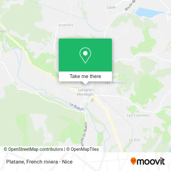 Platane map