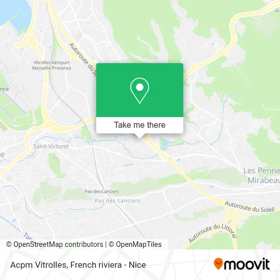 Acpm Vitrolles map