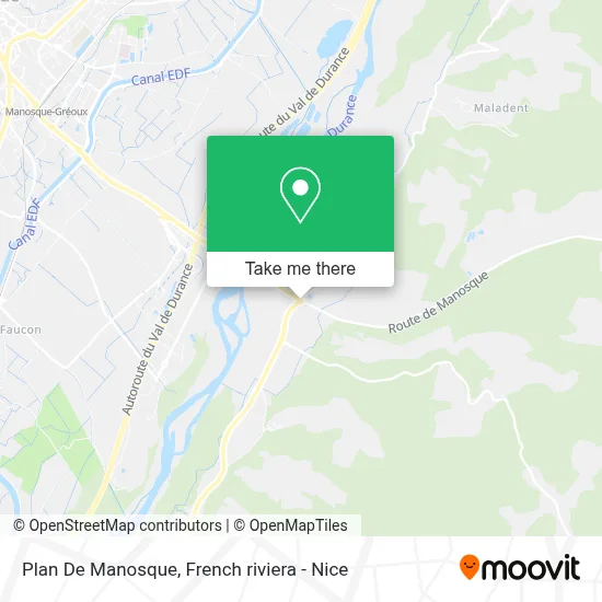 Plan De Manosque map