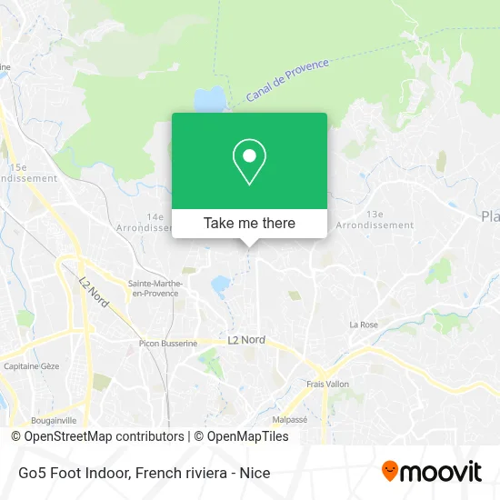 Go5 Foot Indoor map
