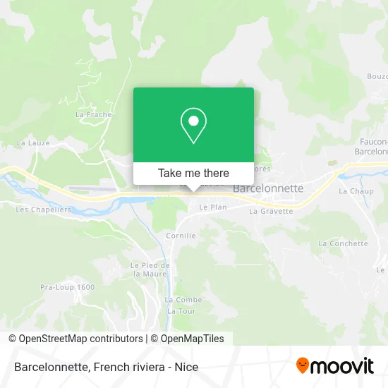 Barcelonnette map
