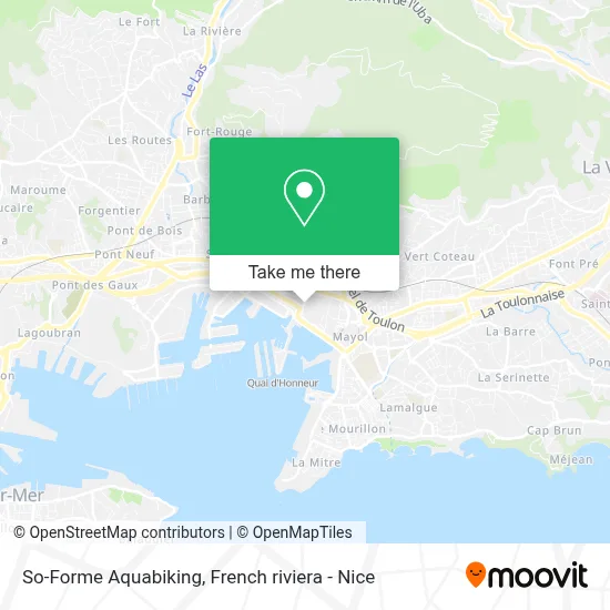 So-Forme Aquabiking map