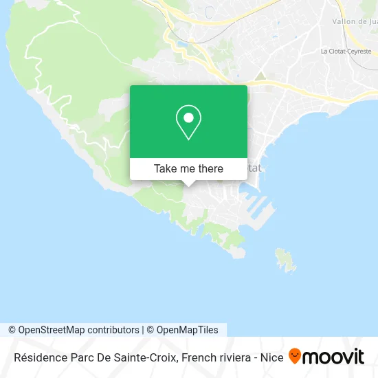 Résidence Parc De Sainte-Croix map