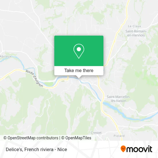 Delice's map