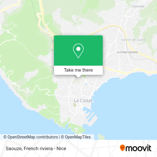 Saouze map