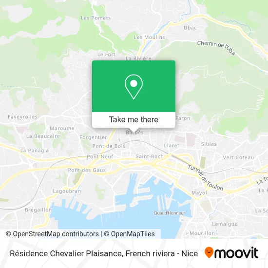 Résidence Chevalier Plaisance map