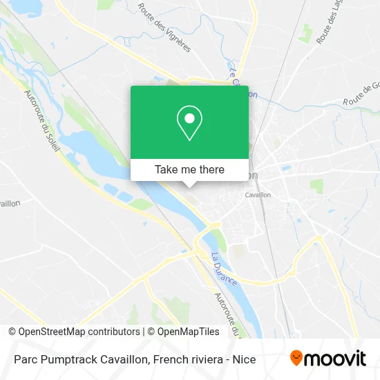 Parc Pumptrack Cavaillon map