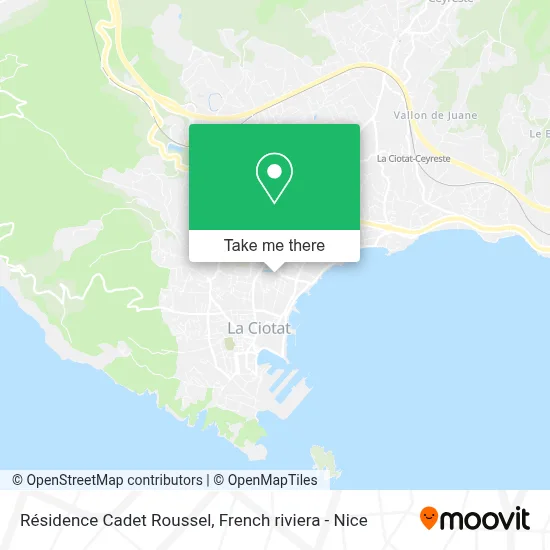 Résidence Cadet Roussel map