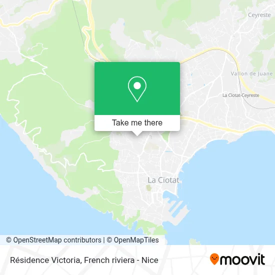 Résidence Victoria map