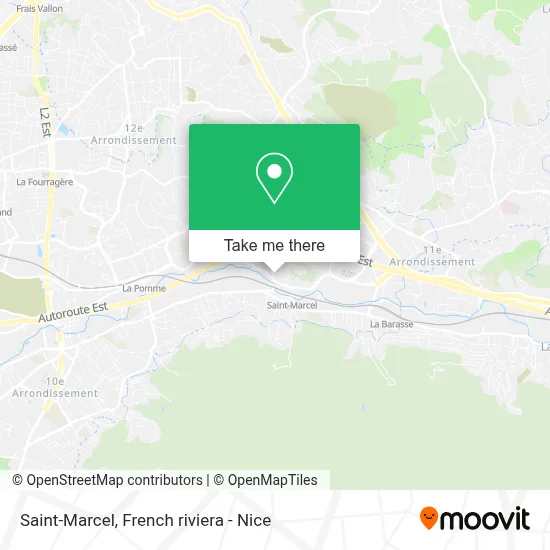 Saint-Marcel map