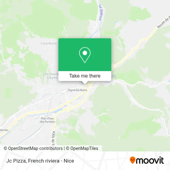 Jc Pizza map