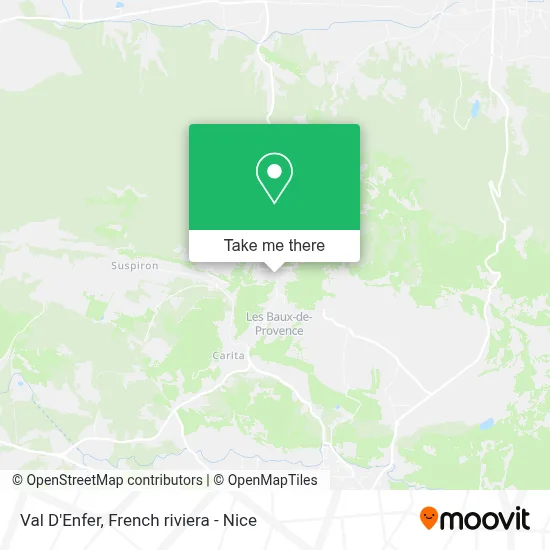 Val D'Enfer map