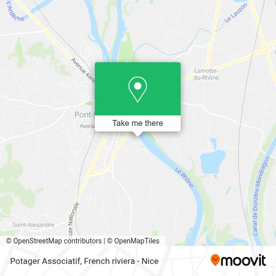 Potager Associatif map