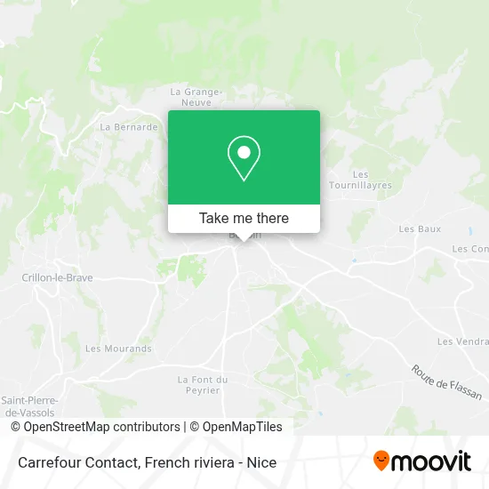 Carrefour Contact map