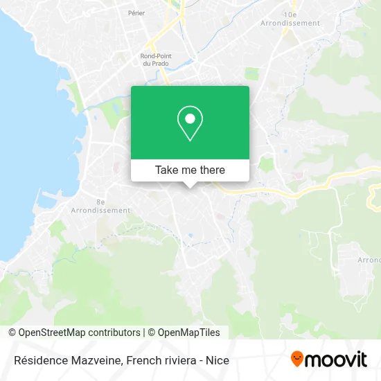 Résidence Mazveine map
