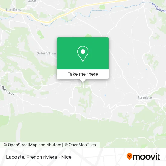Lacoste map