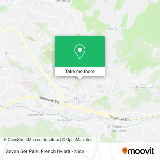 Seven Set Park map