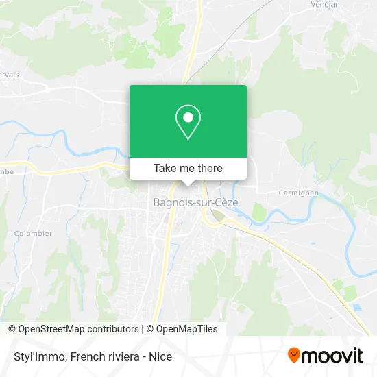 Styl'Immo map