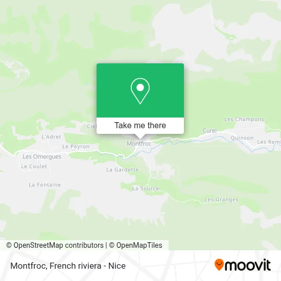 Montfroc map