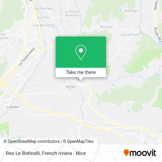 Res Le Boticelli map