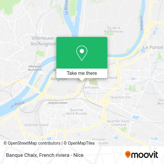 Mapa Banque Chaix