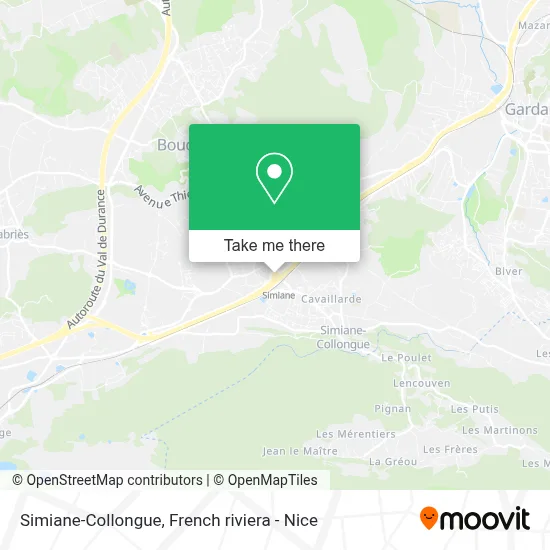 Simiane-Collongue map