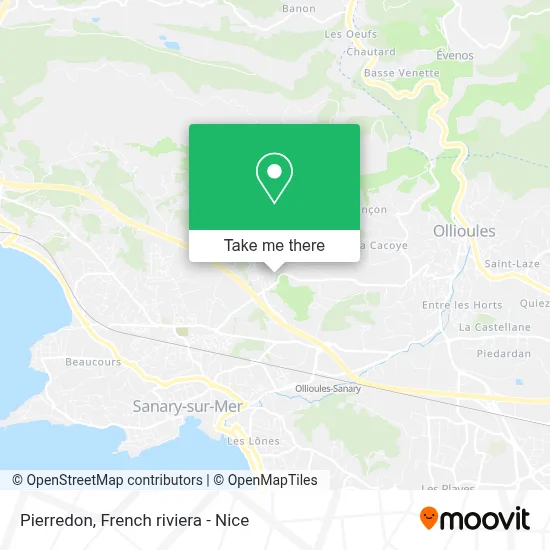 Pierredon map