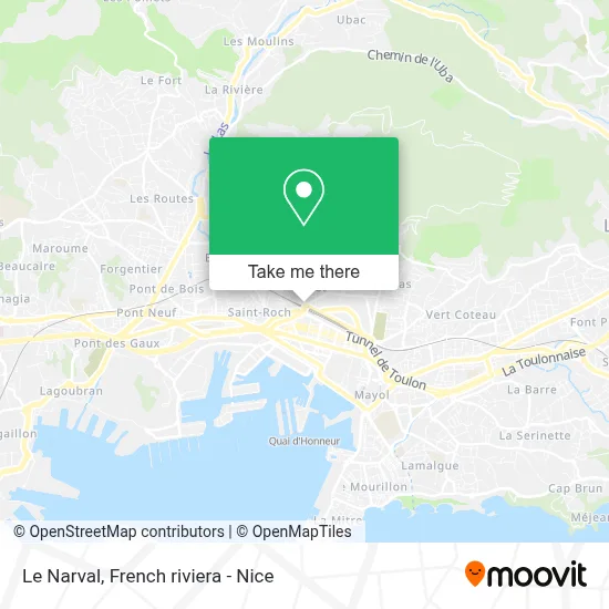 Le Narval map