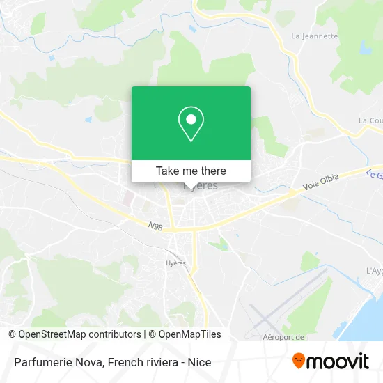 Parfumerie Nova map