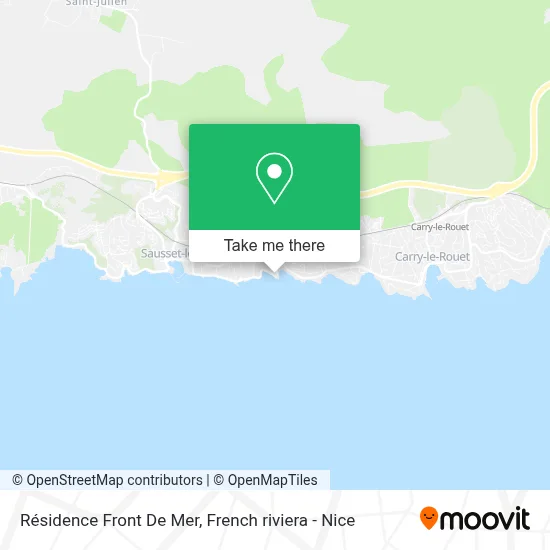 Mapa Résidence Front De Mer
