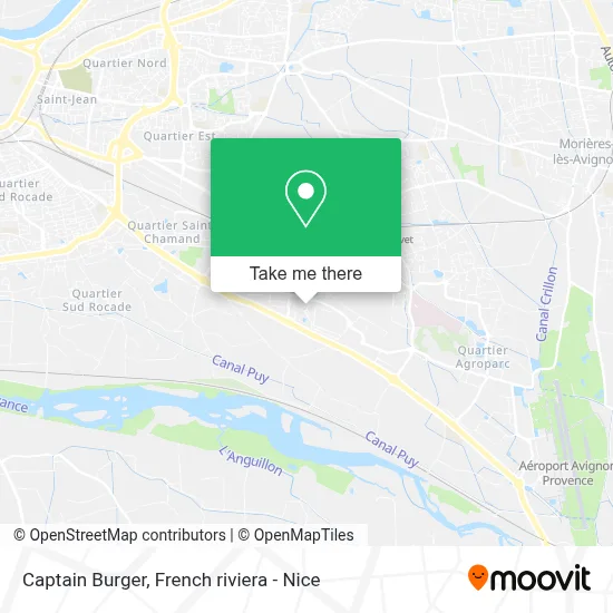 Captain Burger map