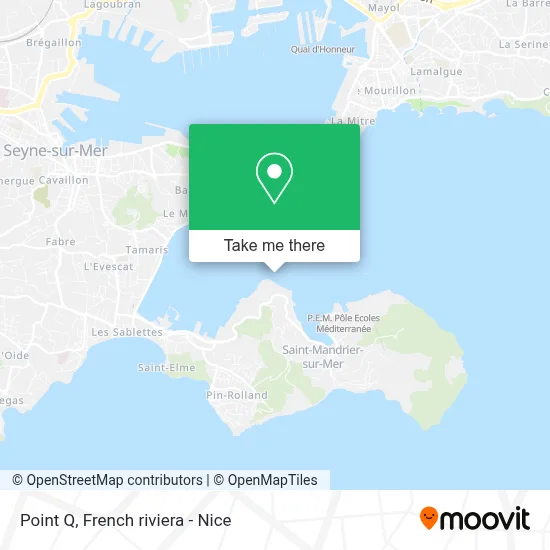 Point Q map