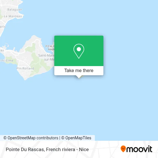 Pointe Du Rascas map