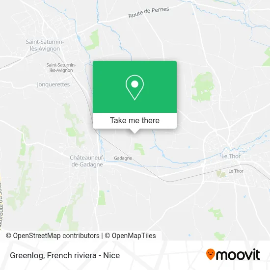 Greenlog map