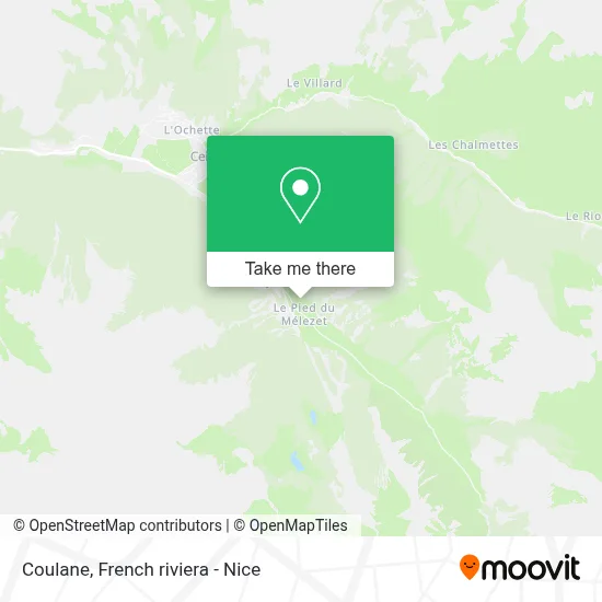 Coulane map