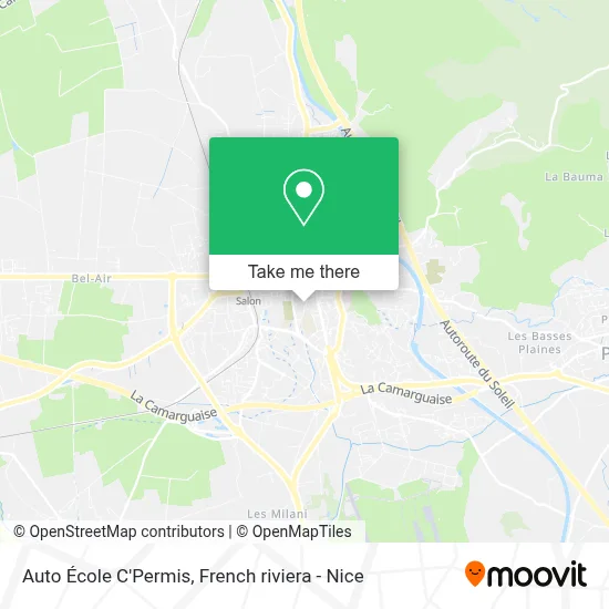 Auto École C'Permis map