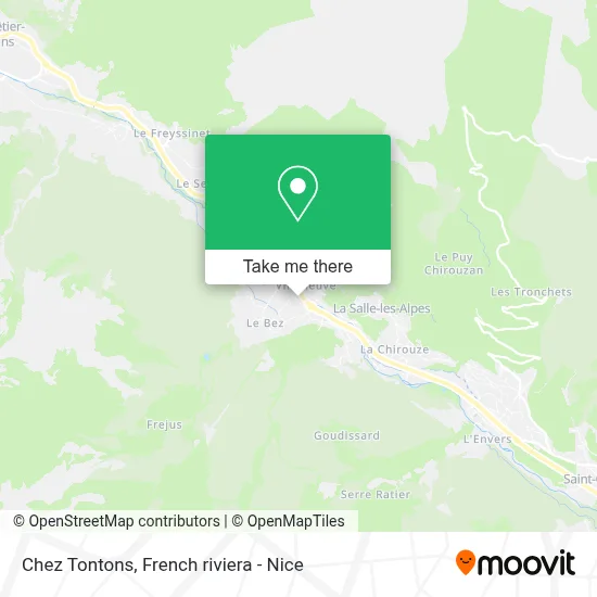 Chez Tontons map